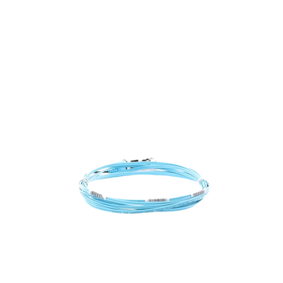 PANDUIT - Jumper de Fibra Optica Multimodo 50/125 OM3, LC-LC Duplex, OFNR (Riser), Color Aqua, 3 Metros (9.84 Pies)