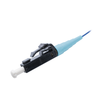 PANDUIT - Pigtail de Fibra Óptica LC Simplex, Multimodo OM4 50/125, 900um, Color Aqua, 3 Metros (9.84 Pies)