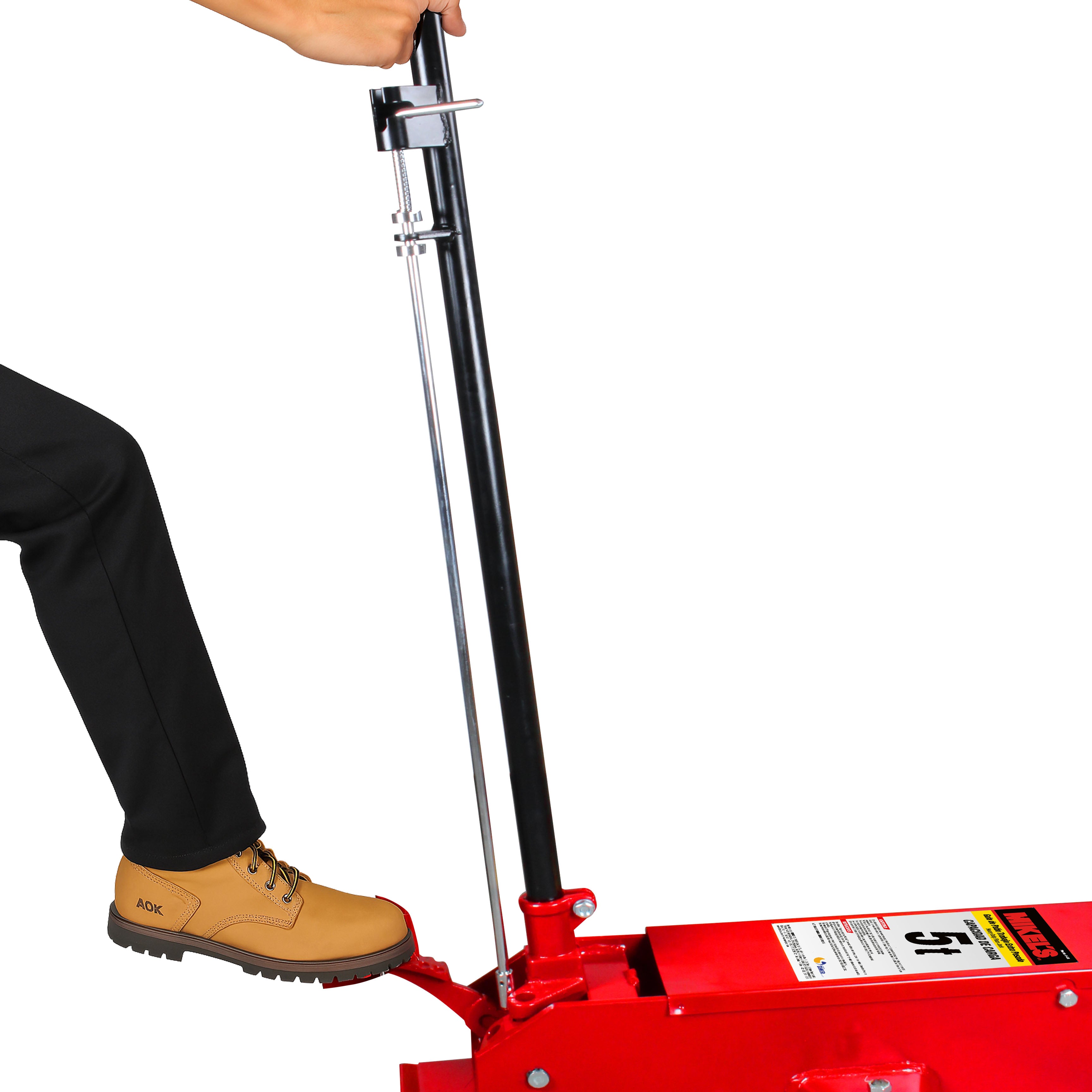 Gato hidráulico de patín Trabajo Extra Pesado (5 ton)
