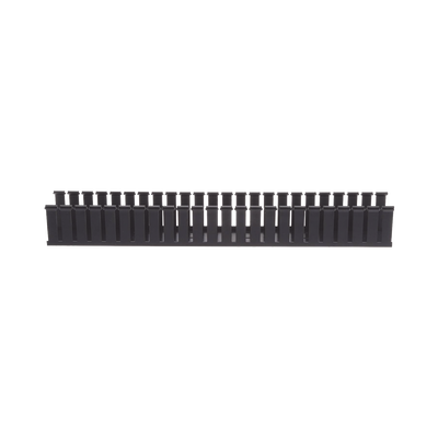 PANDUIT - Canaleta Ranurada de PVC sin Tapa, Tipo G, 108 mm de Ancho, 104.1 mm de Alto y 1828.8 mm de Largo, Color Negro