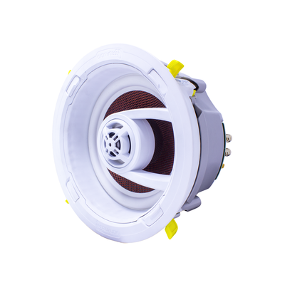 TRUAUDIO - altavoz de 3 vías de plafón 9in | diseño trugrip | instalación sin herramientas | woofer de fibra de carbono | 175w | 8ohms