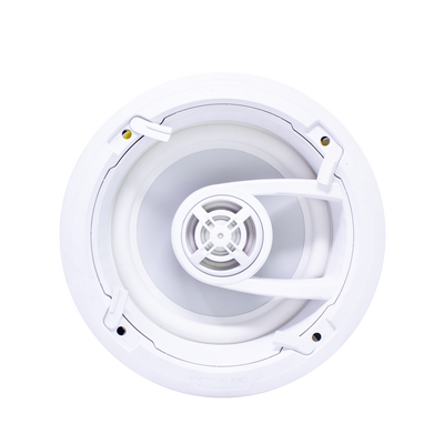 TRUAUDIO - Ghost series, altavoz de 3 vías de plafón 9in, diseño trugrip  sin herramientas, woofer de polipropileno blanco, 150w 8ohms