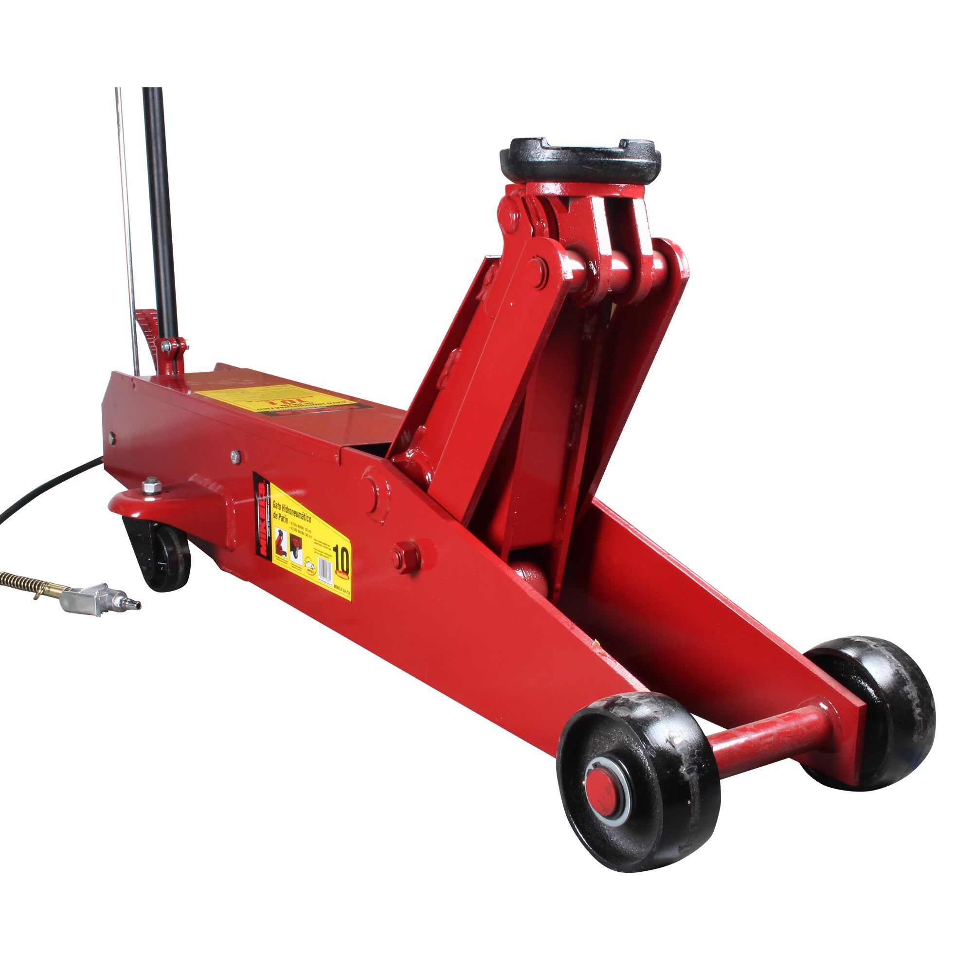 Gato hidroneumático de patín Servicio Pesado (10 ton)