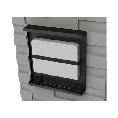 EPCOM INDUSTRIAL - Gabinete Metálico de Seguridad para DVR/NVR, Ancho 396 mm x 78 mm de Alto x