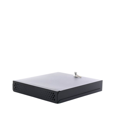 EPCOM INDUSTRIAL - Gabinete Metálico de Seguridad para DVR/NVR, Ancho 396 mm x 78 mm de Alto x