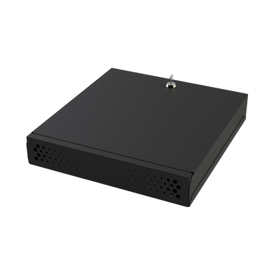 EPCOM INDUSTRIAL - Gabinete Metálico de Seguridad para DVR/NVR, Ancho 396 mm x 78 mm de Alto x