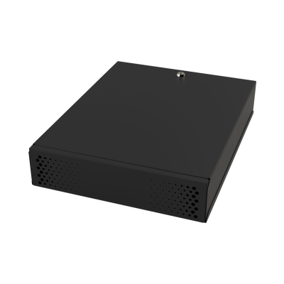 EPCOM INDUSTRIAL - Gabinete Metálico para DVR/NVR. Tamaño Max. de DVR/NVR: 445 x 88 x 400mm (An.xAl.xProf.). Compatible con Fuente SLIM.