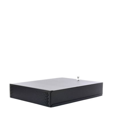 EPCOM INDUSTRIAL - Gabinete Metálico para DVR/NVR. Tamaño Max. de DVR/NVR: 445 x 88 x 400mm (An.xAl.xProf.). Compatible con Fuente SLIM.