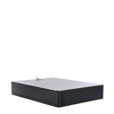 EPCOM INDUSTRIAL - Gabinete Metálico para DVR/NVR. Tamaño Max. de DVR/NVR: 445 x 88 x 400mm (An.xAl.xProf.). Compatible con Fuente SLIM.