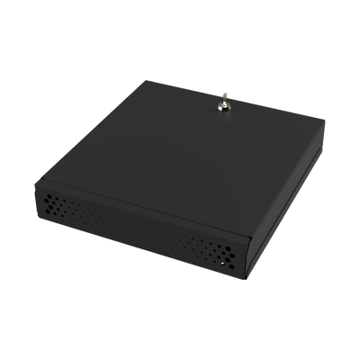 EPCOM INDUSTRIAL - Gabinete Metálico para DVR/NVR. Tamaño Max. de DVR/NVR: 445 x 88 x 400mm (An.xAl.xProf.). Compatible con Fuente SLIM.