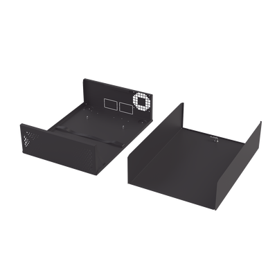 EPCOM INDUSTRIAL - Gabinete Metálico para DVR/NVR con Chapa y llave.