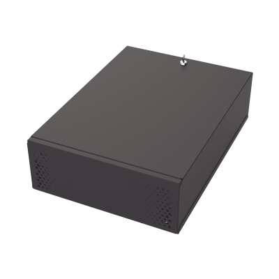 EPCOM INDUSTRIAL - Gabinete Metálico para DVR/NVR con Chapa y llave.