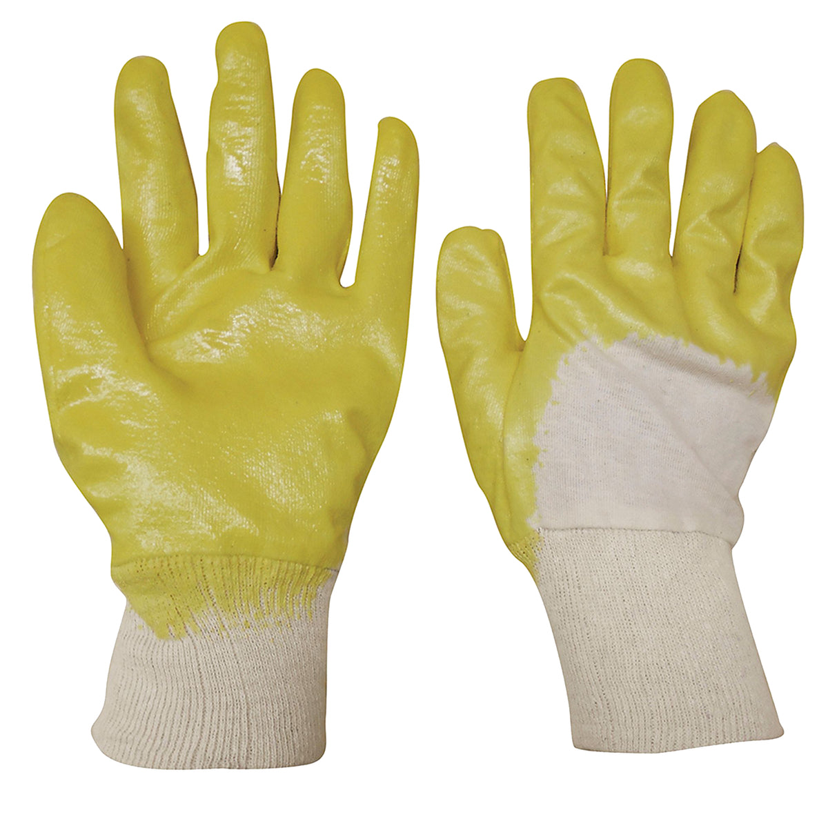 Surtek - Guantes algodon c/nitril M