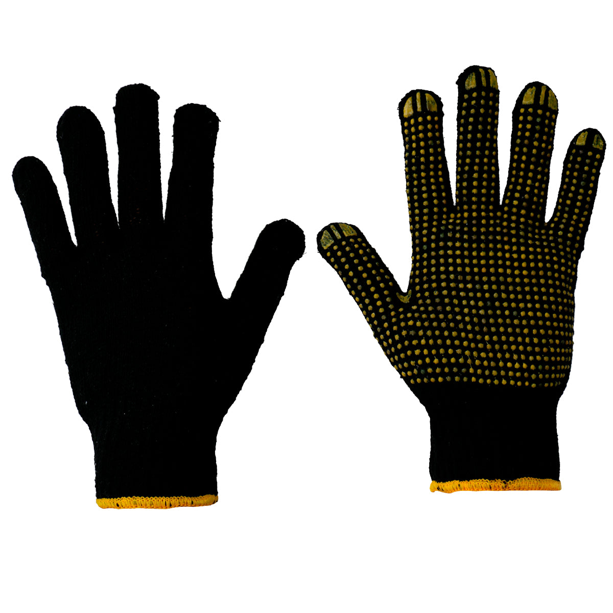 Surtek - Guantes algodon c/pnts PVC M