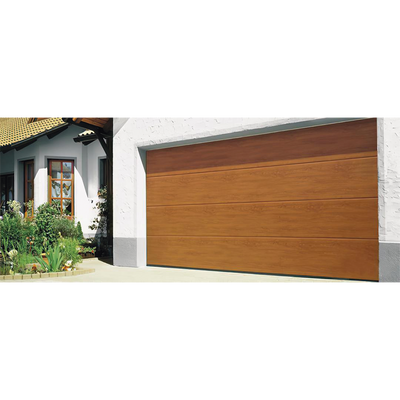 ACCESSPRO - Puerta de Garage D/ Alta calidad / 20x7 pies / AISLADA / Estilo Americana / Imitacion Madera / Golden Oak / Linea Central .