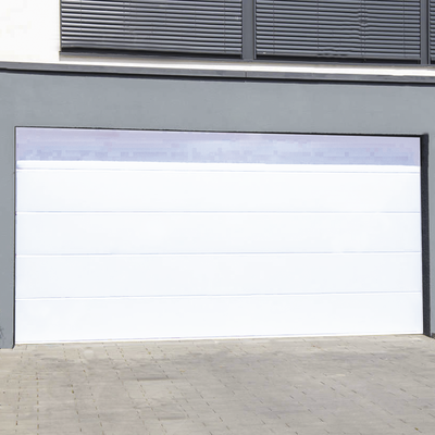 ACCESSPRO - Puerta de Garage de Alta Calidad / Linea Central / Color Blanco 8X9 pies,  AISLADA, Estilo Americana.