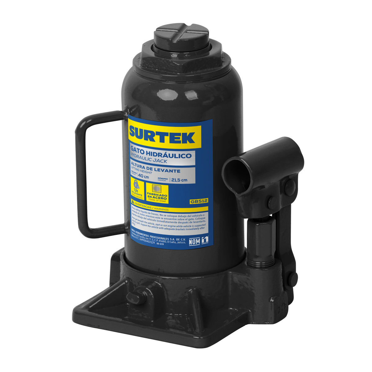Surtek - Gato hidraulic botella 12t