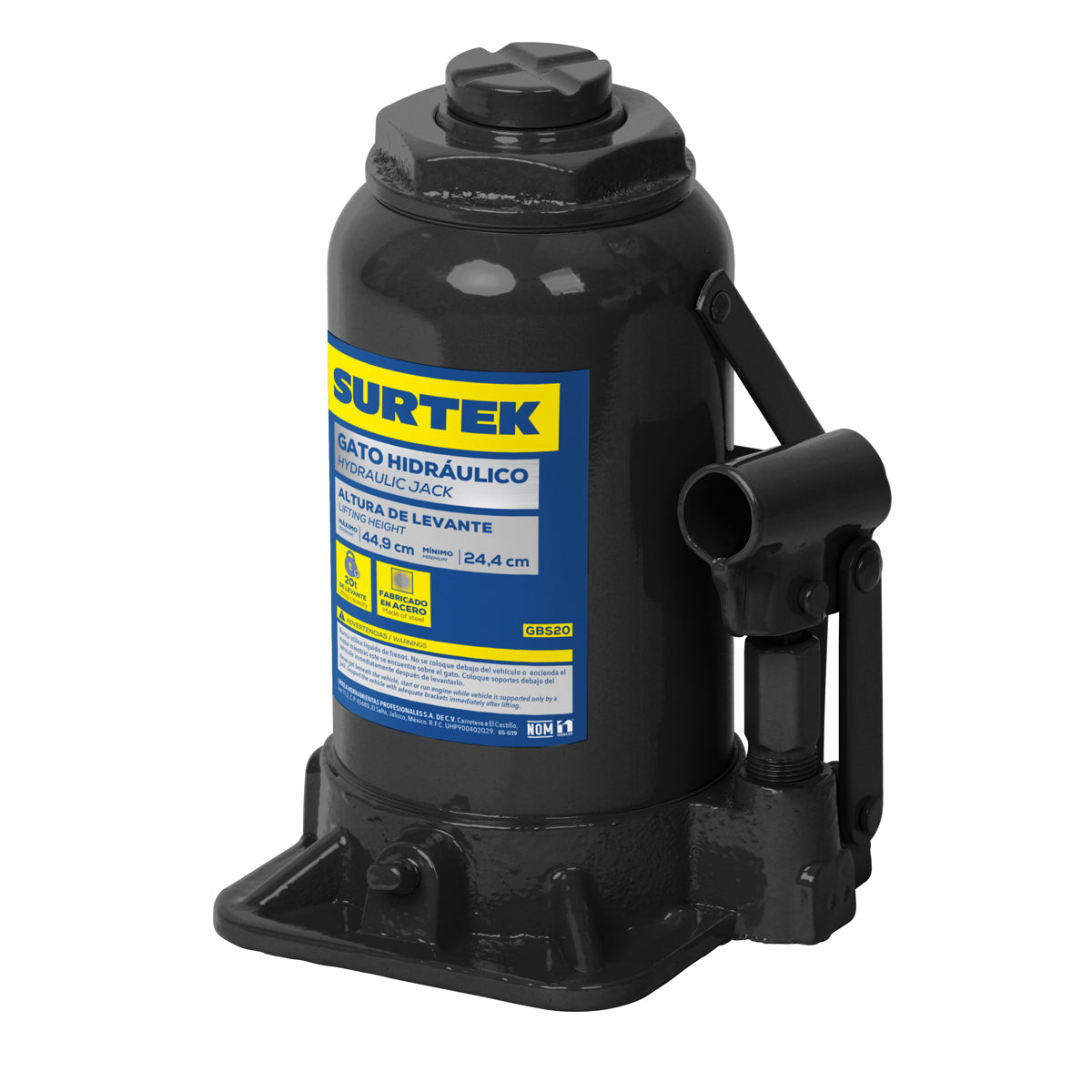 Surtek - Gato hidraulic botella 20t