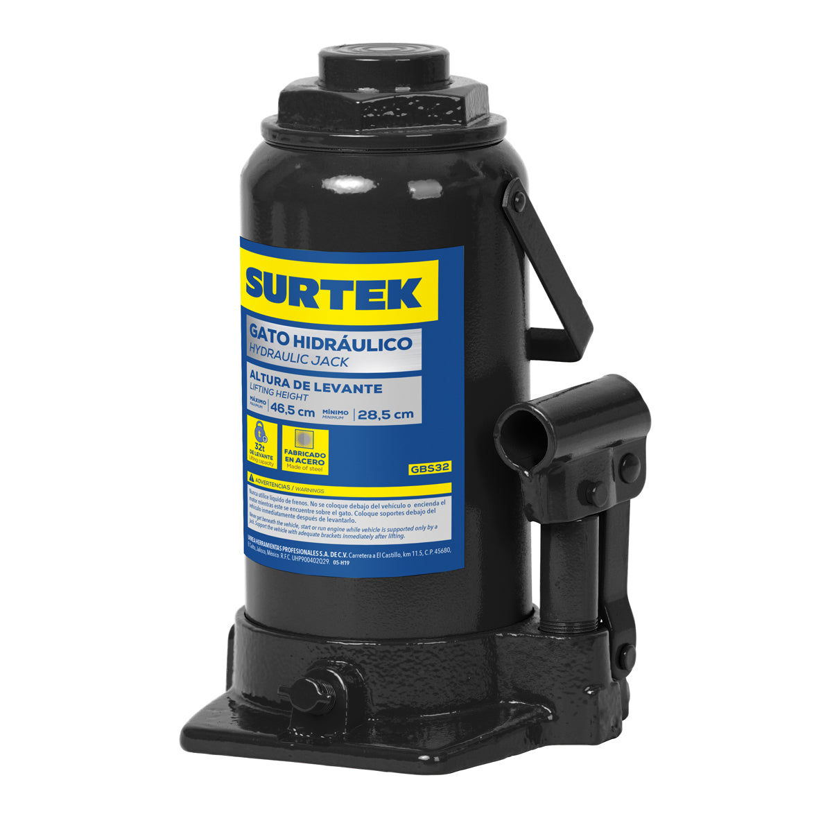 Surtek - Gato hidraulic botella 32t