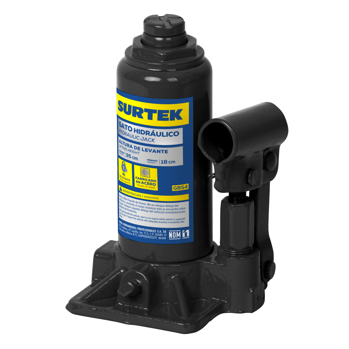 Surtek - Gato hidraulic botella 4t