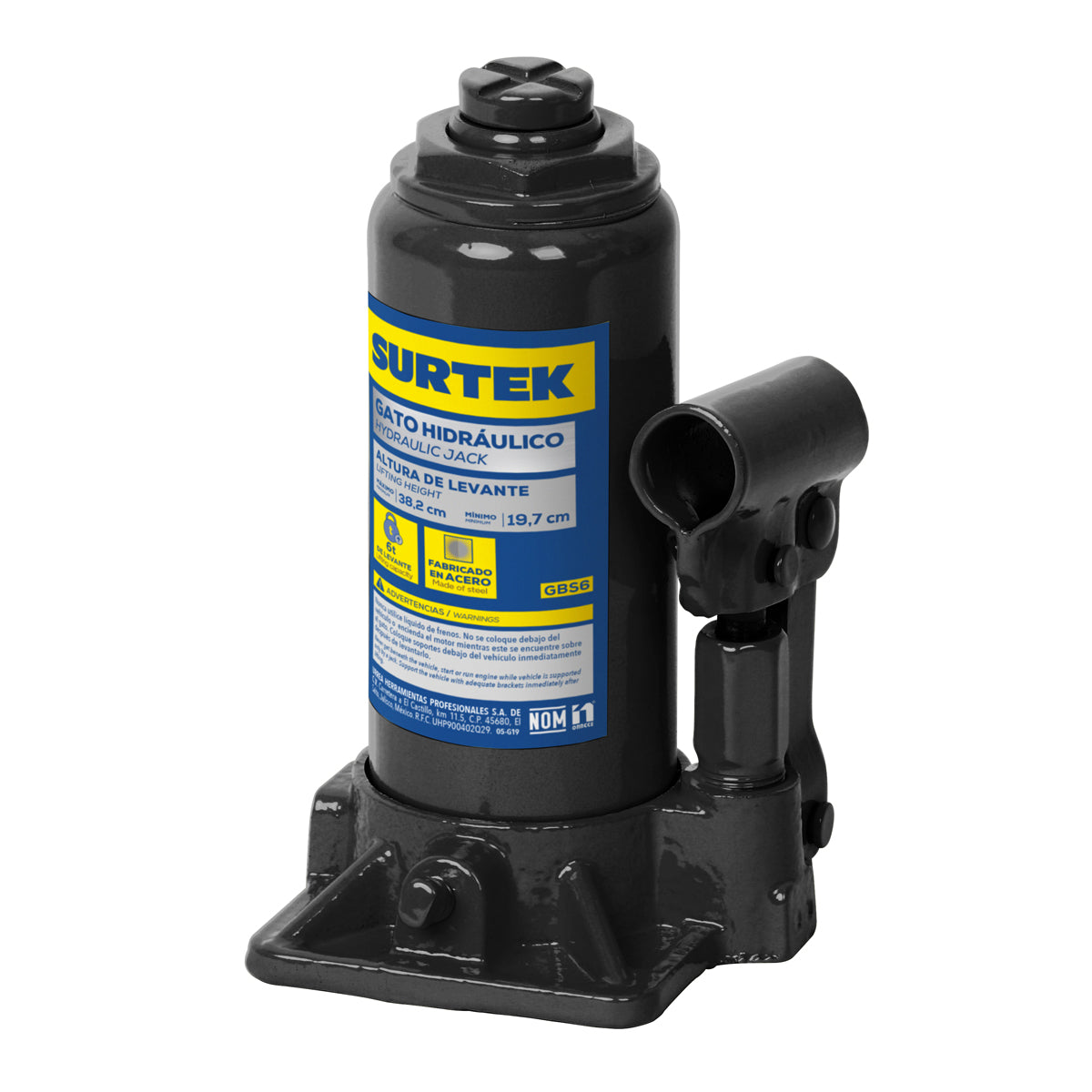 Surtek - Gato hidraulic botella 6t