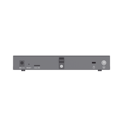 GRANDSTREAM - 4 en 1: Firewall Nueva Generación, Router, PBX IP, Switch Gigabit de 5 Puertos (4 PoE) y 2 Puertos SFP 2.5 Gigabit