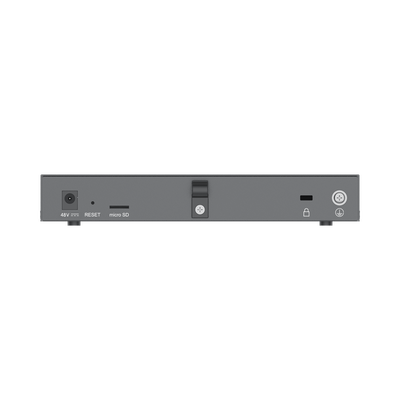 GRANDSTREAM - 4 en 1: Firewall Nueva Generación, Router, IP PBX (24 usuarios / 8 llamadas), Switch Gigabit de 5 Puertos (4 PoE) y 2 Puertos SFP 2.5 Gigabit