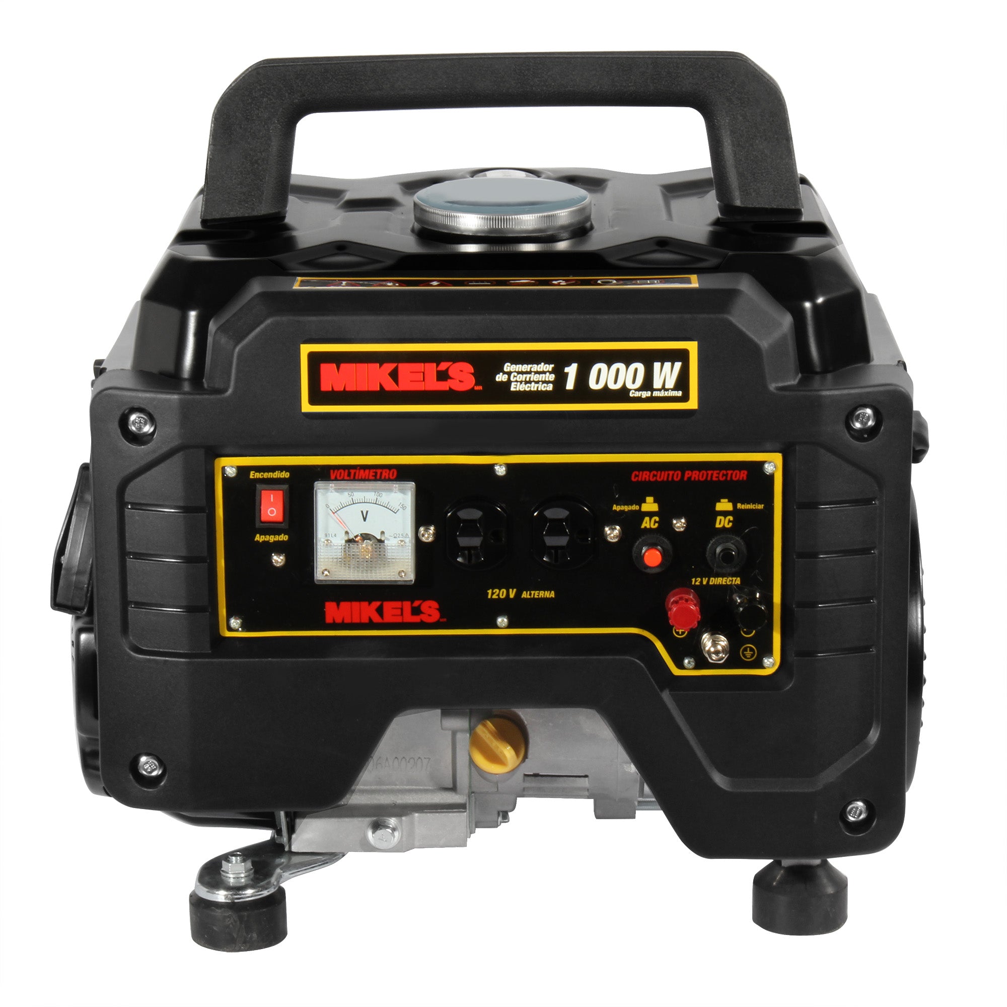 Generador de corriente eléctrica motor 4 tiempos (1,000 W / 2.9 HP)