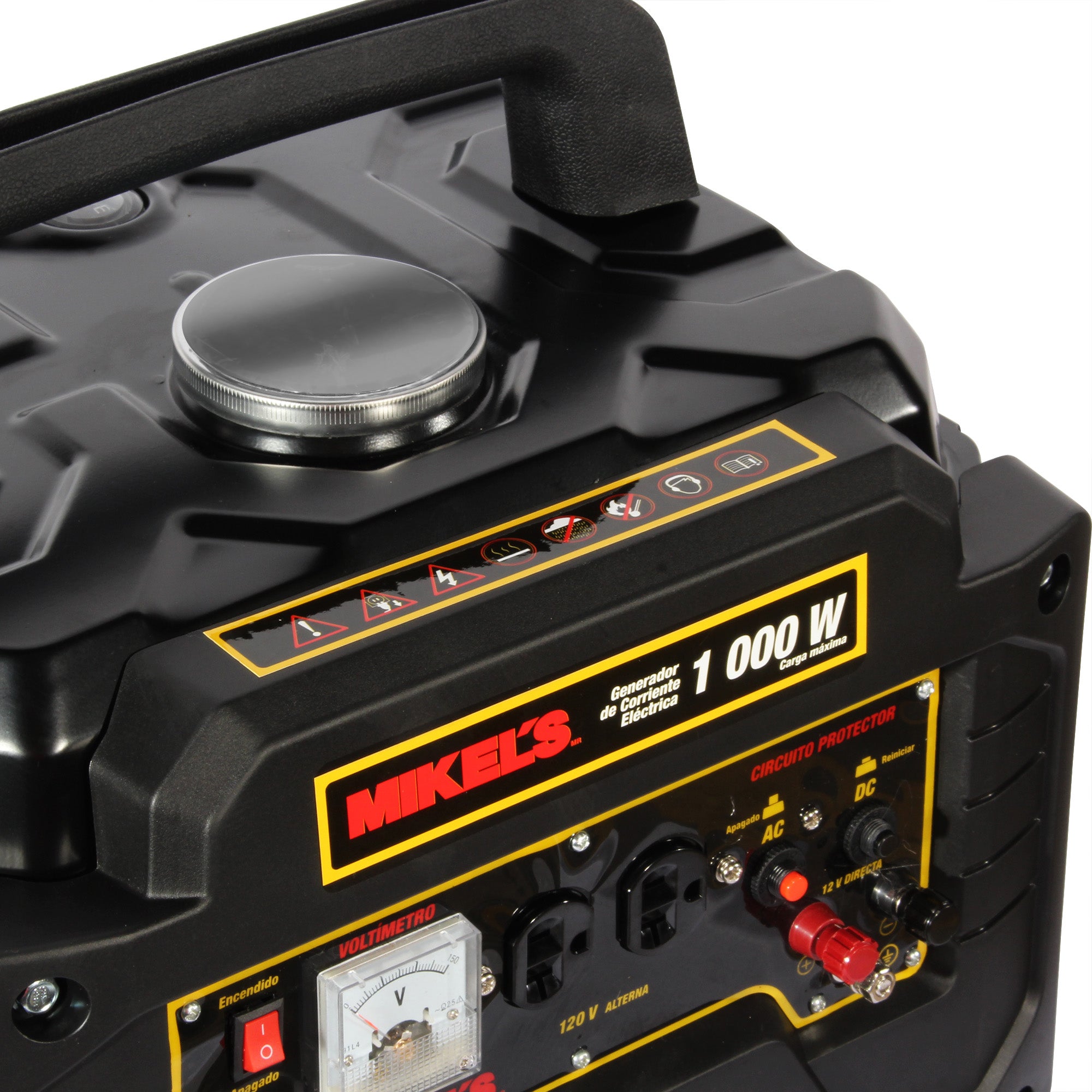 Generador de corriente eléctrica motor 4 tiempos (1,000 W / 2.9 HP)