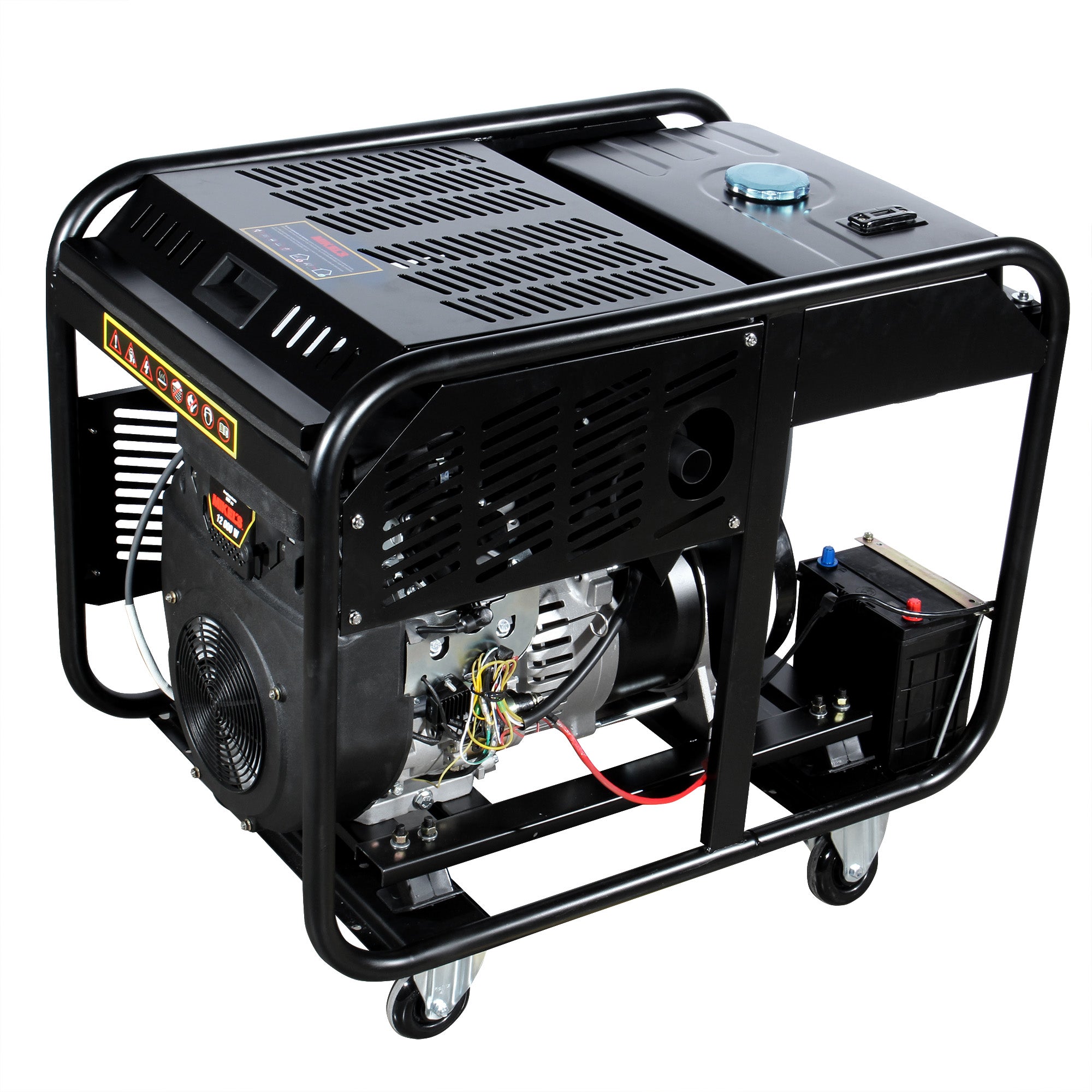 Generador de corriente eléctrica motor 4 tiempos (12,000 W / 22 HP)