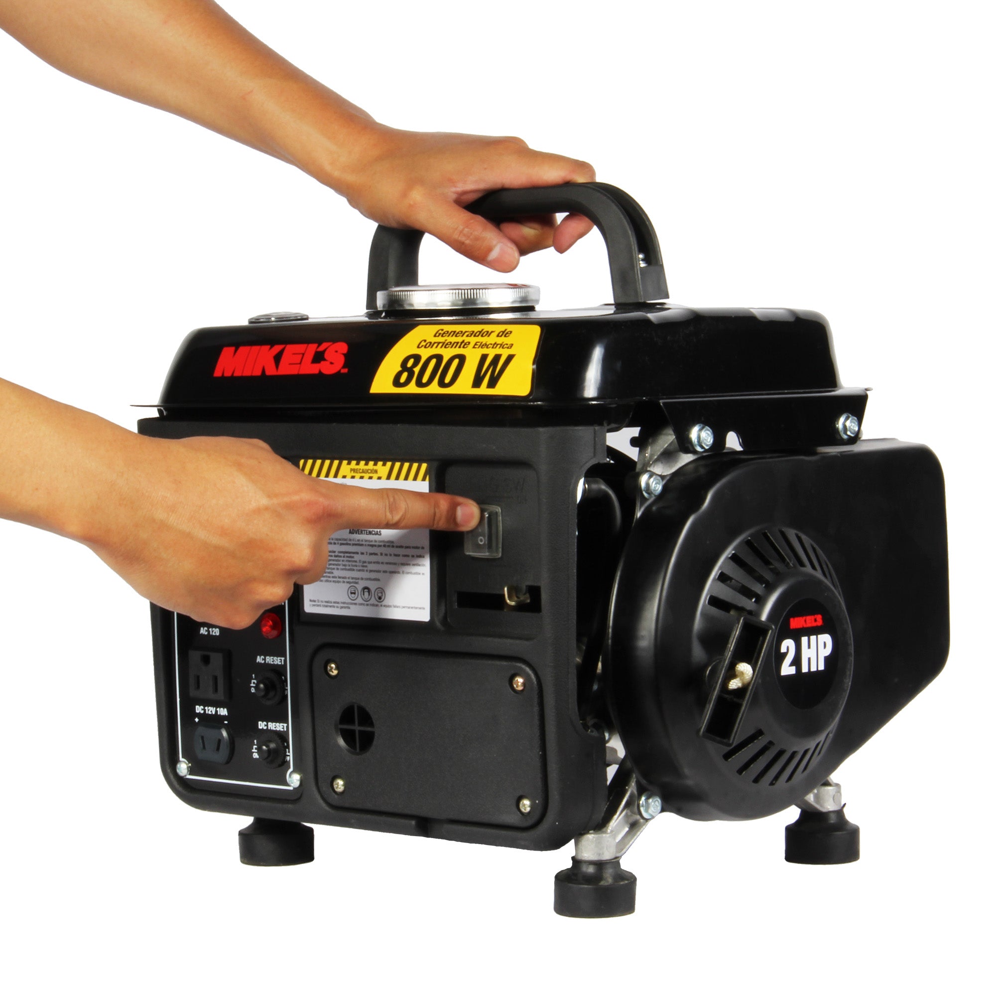 Generador de corriente eléctrica motor 2 tiempos (800 W / 2 HP)