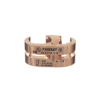 PANDUIT - Conector de Conexión Tierra tipo "E" para Conductor de Cobre 6 AWG SOL – 1/0 AWG STR (16–50 mm2).