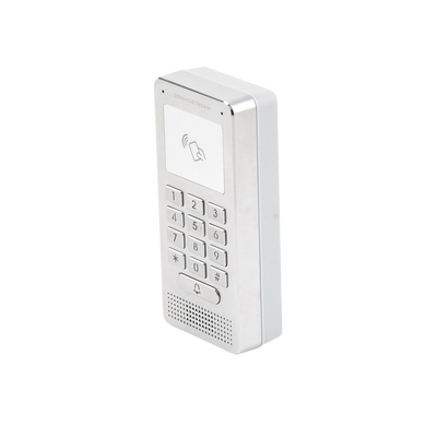 GRANDSTREAM - Audioportero IP (SIP), Antivandálico, apertura por código, llamada y/o tarjeta, teclado iluminado