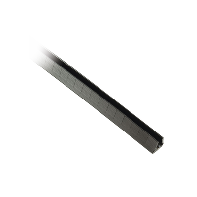 PANDUIT - Cubre-filos Ranurado con Adhesivo, para Bordes de 1.6 a 2.5mm, de 30.5m de Largo, Color Negro