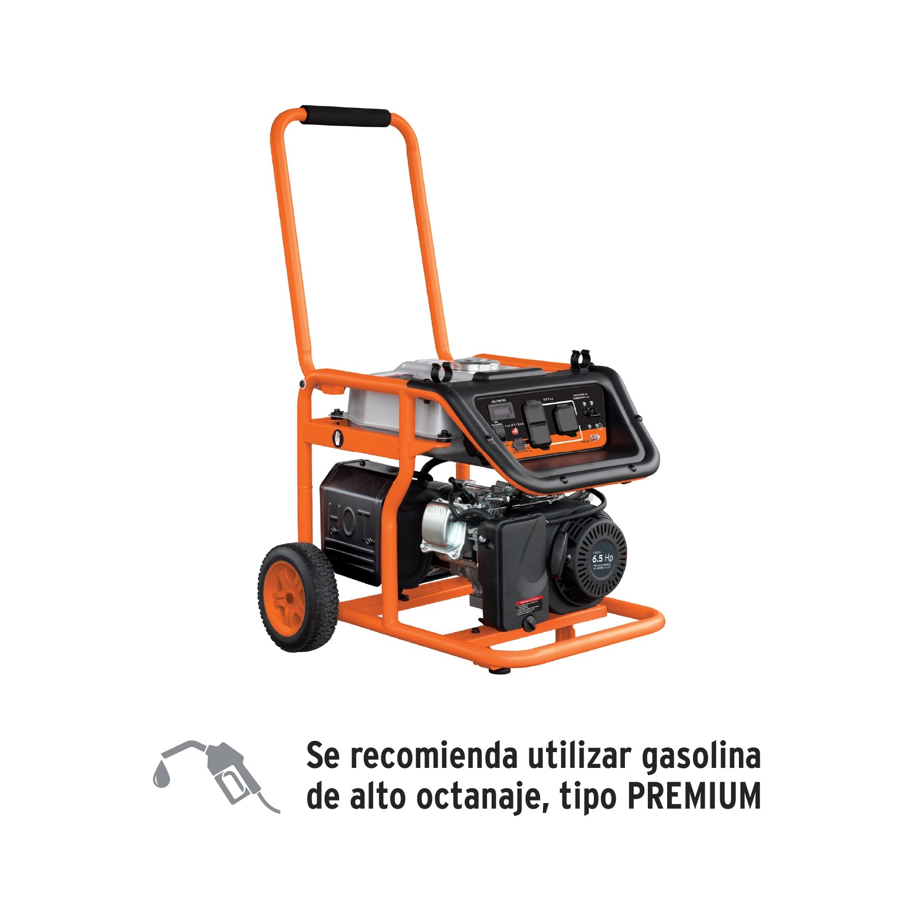 Generador portatil 2.5 kW motor a gasolina, TRUPER
