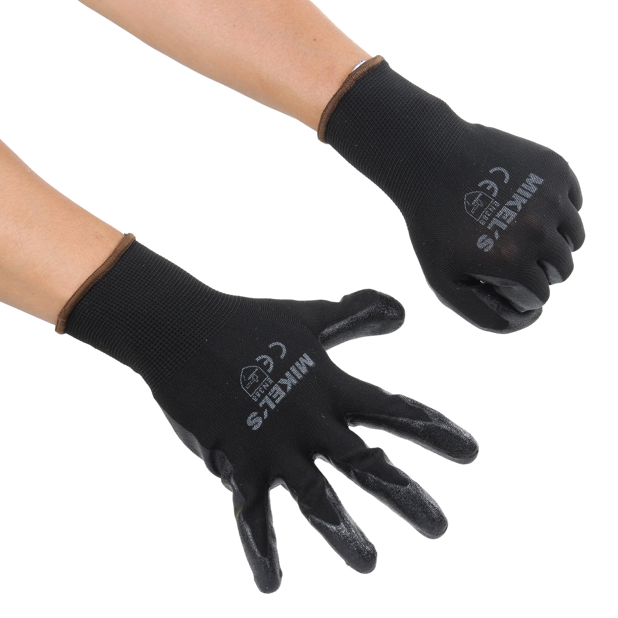 Guantes para trabajo de nylon con espuma de nitrilo (G)