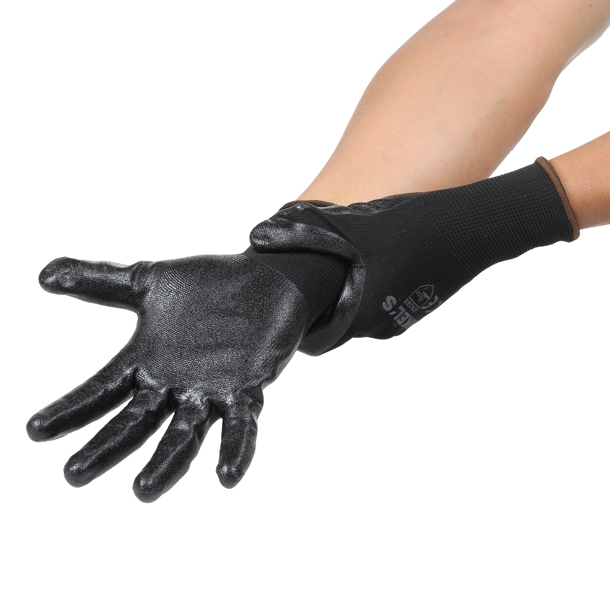 Guantes para trabajo de nylon con espuma de nitrilo (G)