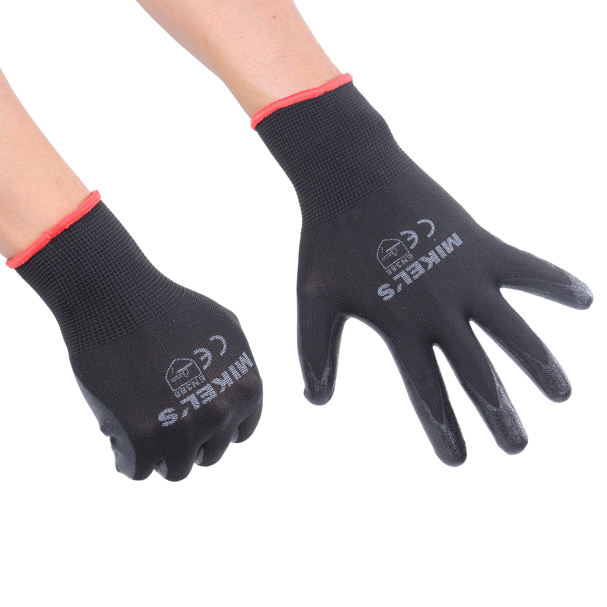 Guantes para trabajo de nylon con espuma de nitrilo (CH)