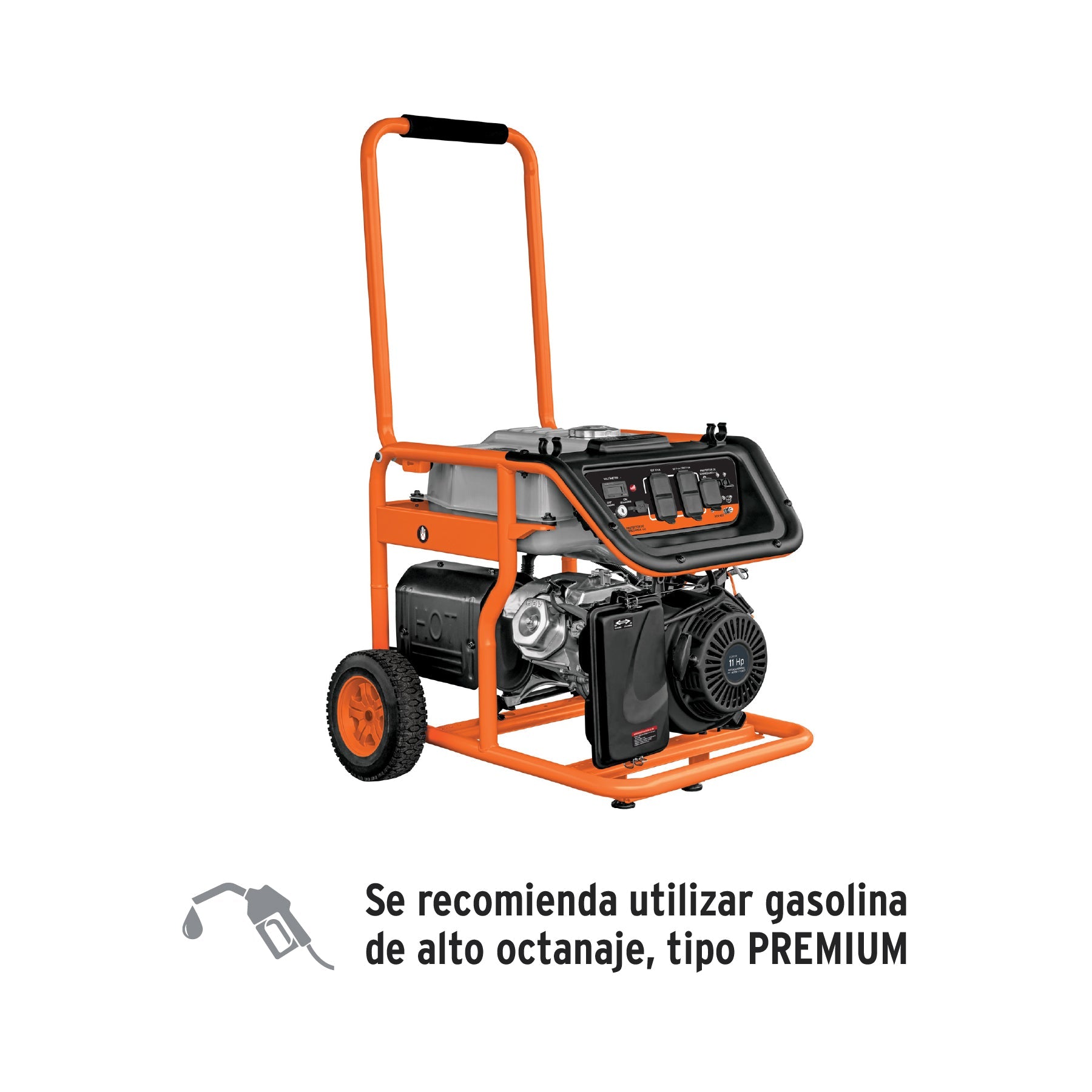 Generador portatil 4.5 kW motor a gasolina, TRUPER