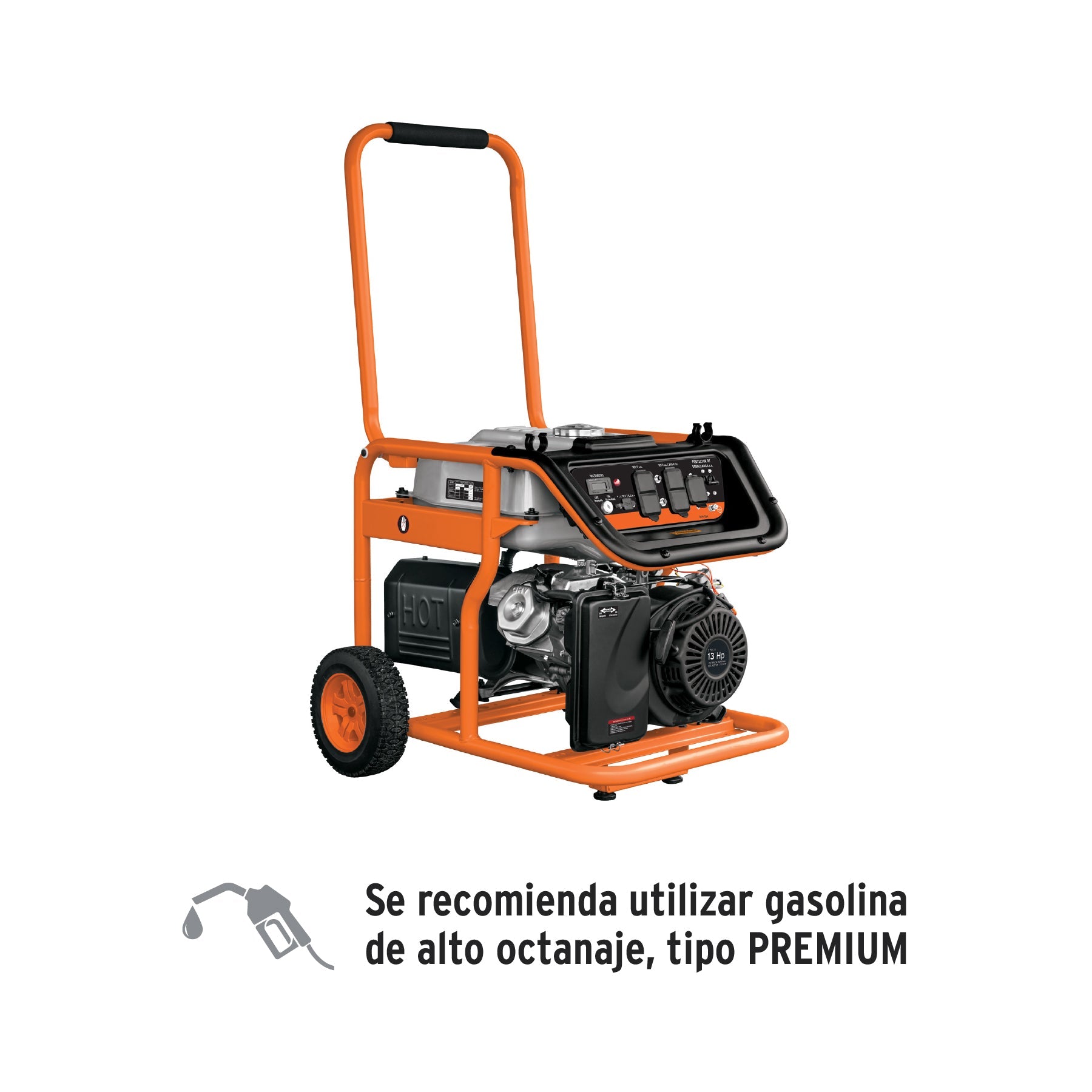 Generador portatil 5.5 kW motor a gasolina, TRUPER