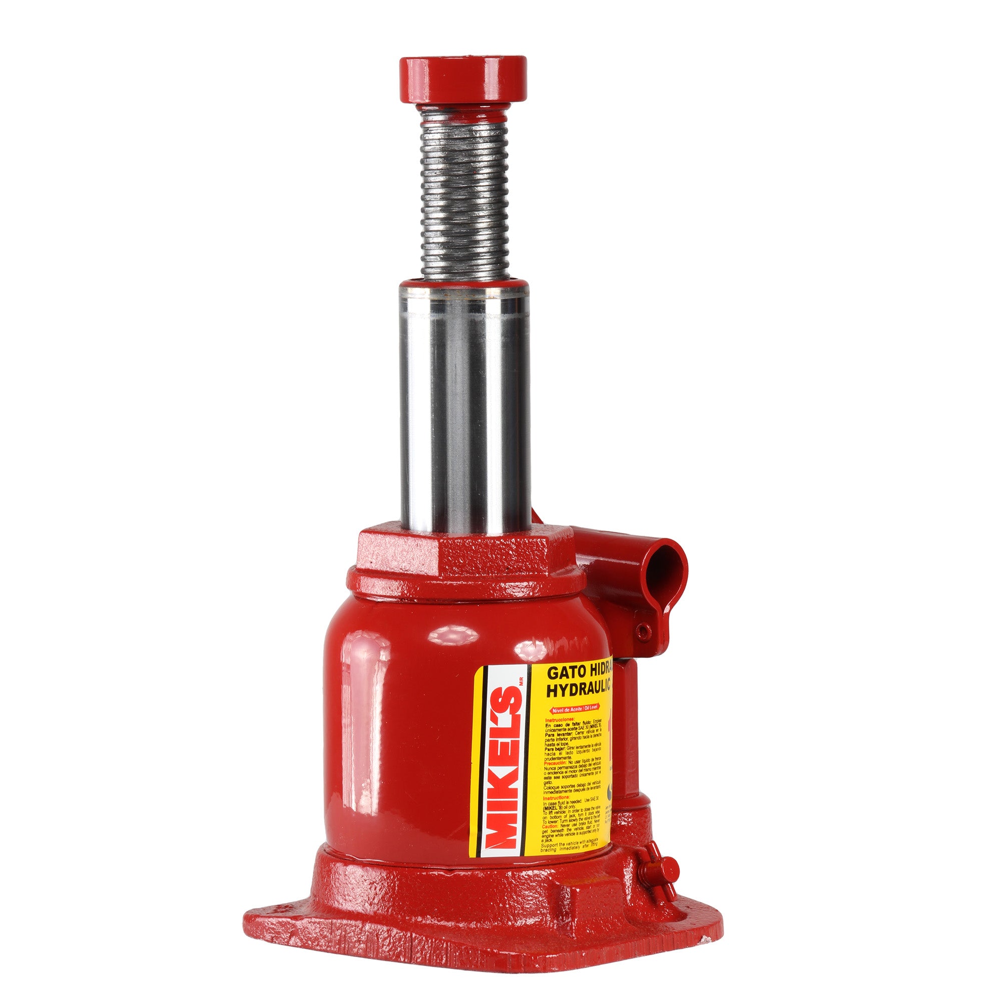 Gato hidráulico de botella con tornillo de extensión (12 ton, Chaparro)