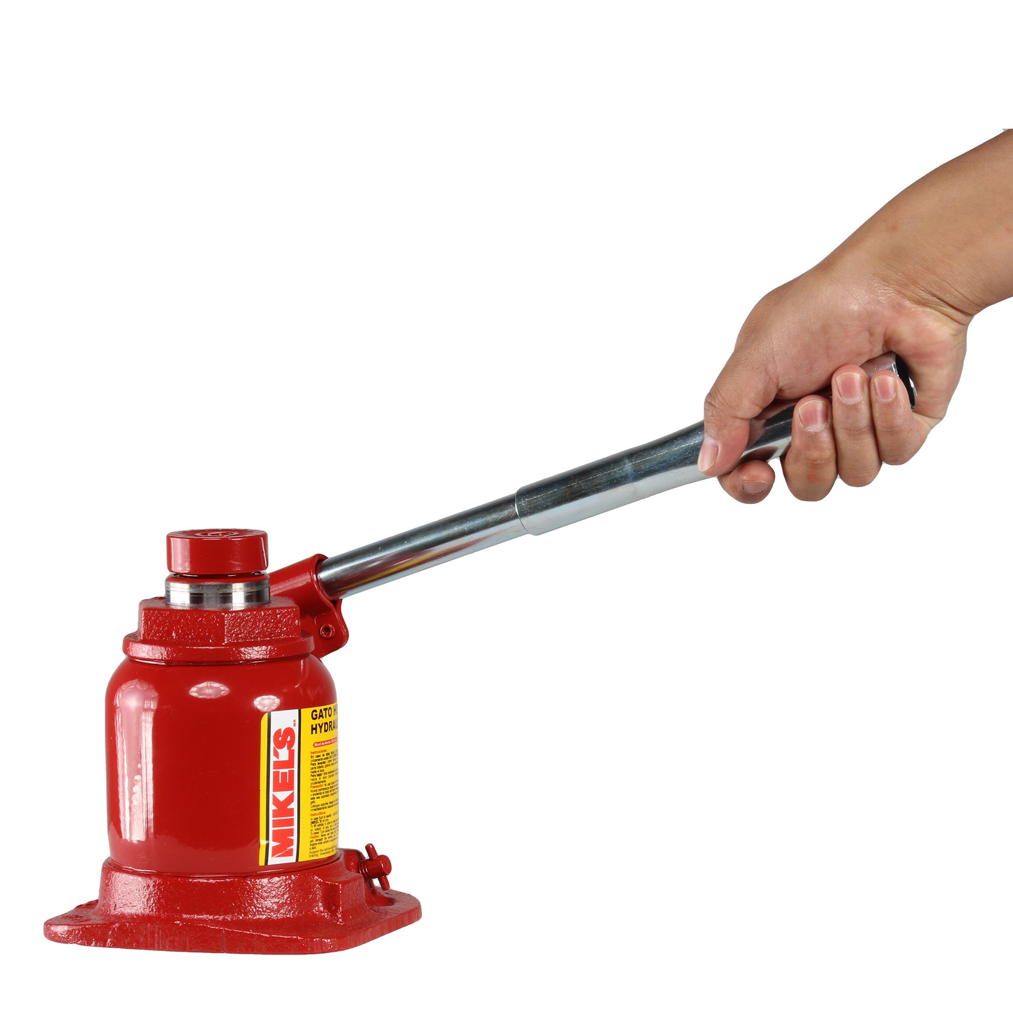 Gato hidráulico de botella con tornillo de extensión (12 ton, Chaparro)