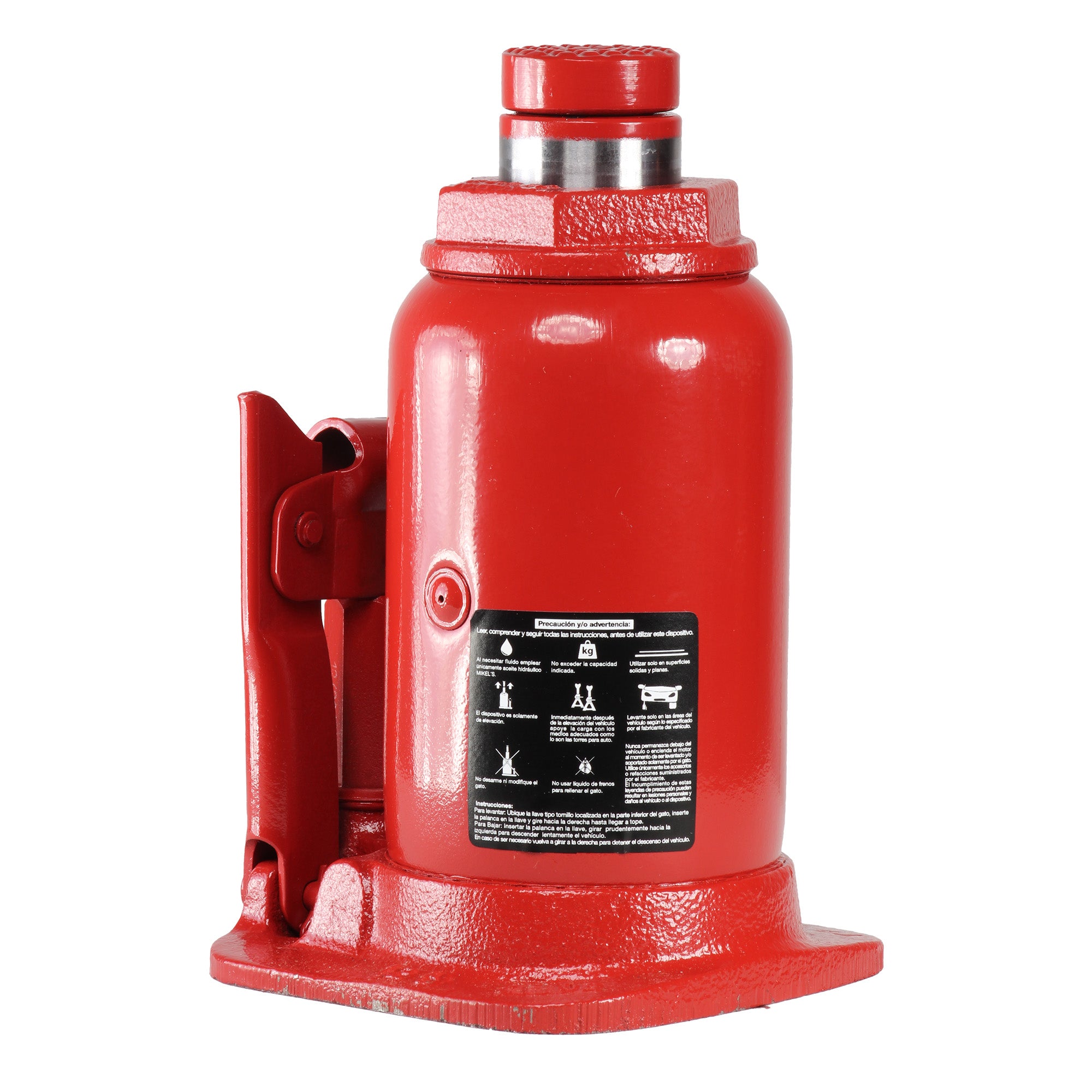 Gato hidráulico de botella con tornillo de extensión (12 ton)