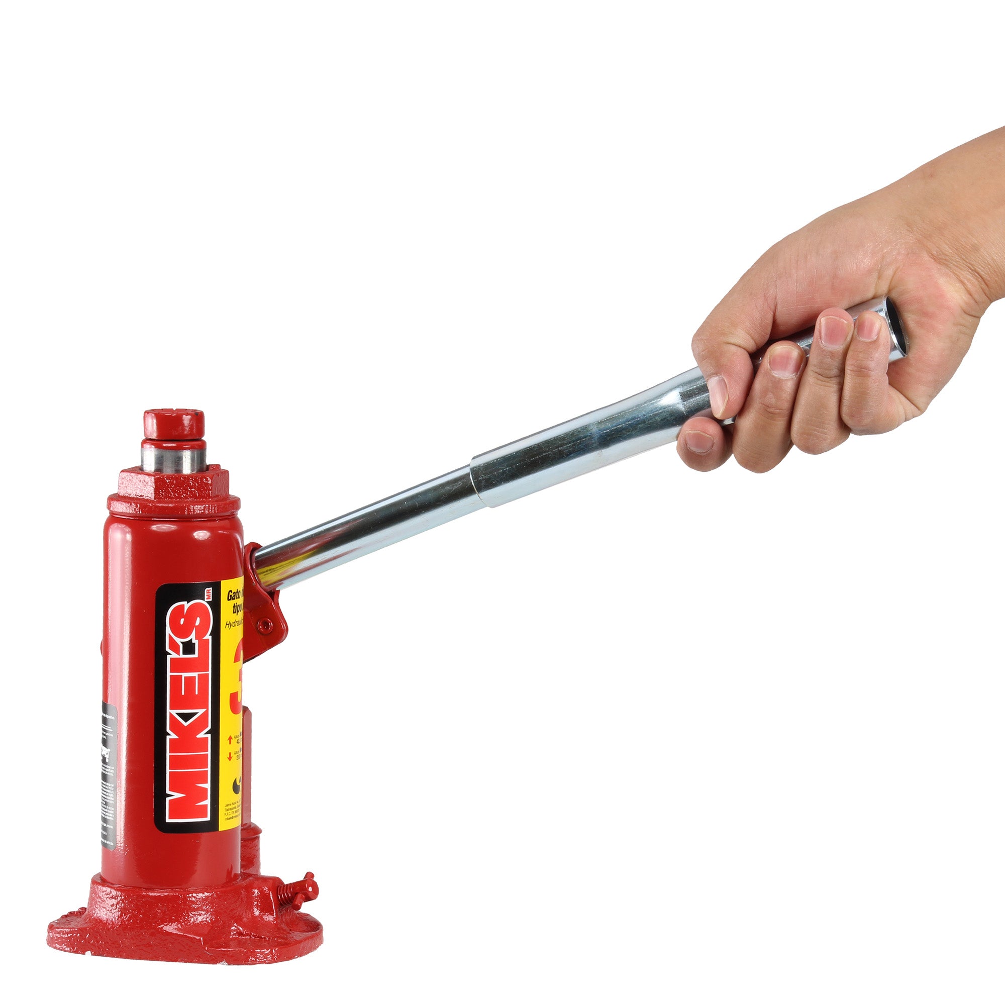 Gato hidráulico de botella con tornillo de extensión (3 ton)