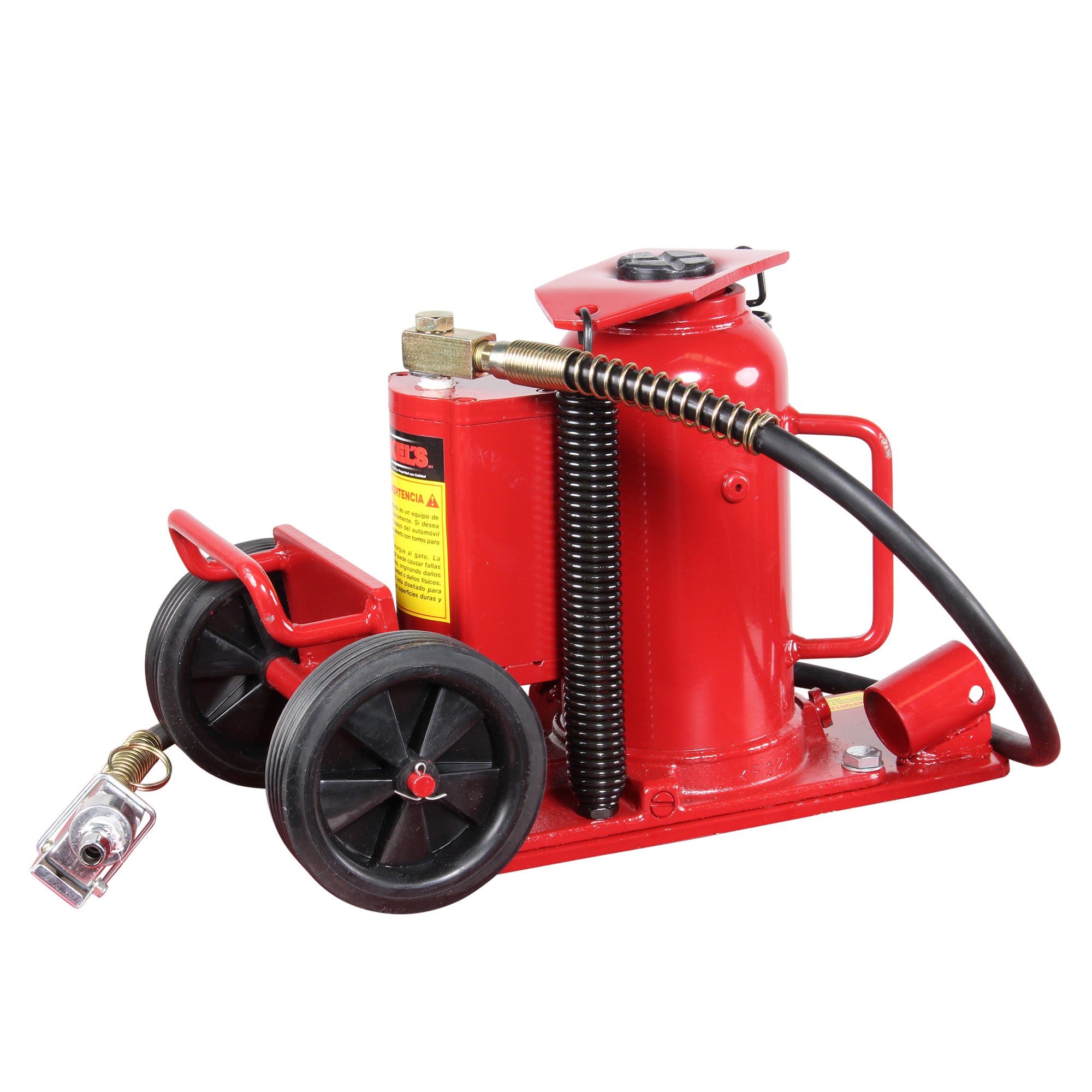 Gato hidroneumático de botella con carrito (20 ton)