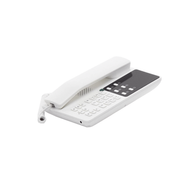 GRANDSTREAM - Teléfono IP Hotelero Wi-Fi, 2 líneas SIP con 2 cuentas, codec Opus, IPV4/IPV6, color blanco, con gestión en la nube GDMS