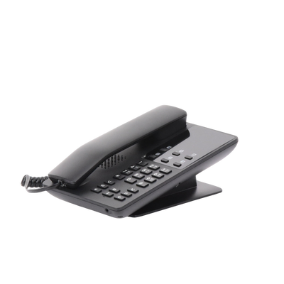 GRANDSTREAM - Teléfono IP Hotelero, 2 líneas SIP con 2 cuentas, codec Opus, IPV4/IPV6, color negro, con gestión en la nube GDMS