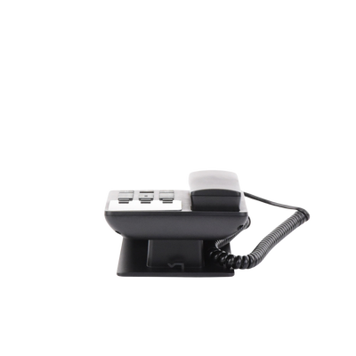 GRANDSTREAM - Teléfono IP Hotelero, 2 líneas SIP con 2 cuentas, codec Opus, IPV4/IPV6, color negro, con gestión en la nube GDMS