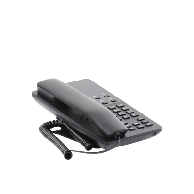 GRANDSTREAM - Teléfono IP Hotelero, 2 líneas SIP con 2 cuentas, codec Opus, IPV4/IPV6, color negro, con gestión en la nube GDMS