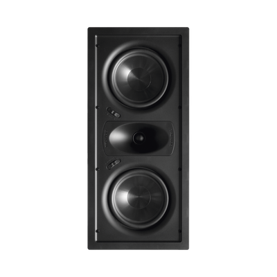 TRUAUDIO - Altavoz LCR de pared | woofers dobles de 6.5'' | tweeter de seda suave de 1 | 125W | 8Ω